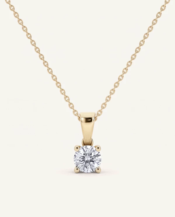 Diamond Necklaces Solitaire Lab Diamond Pendant (0.50 ct.)
