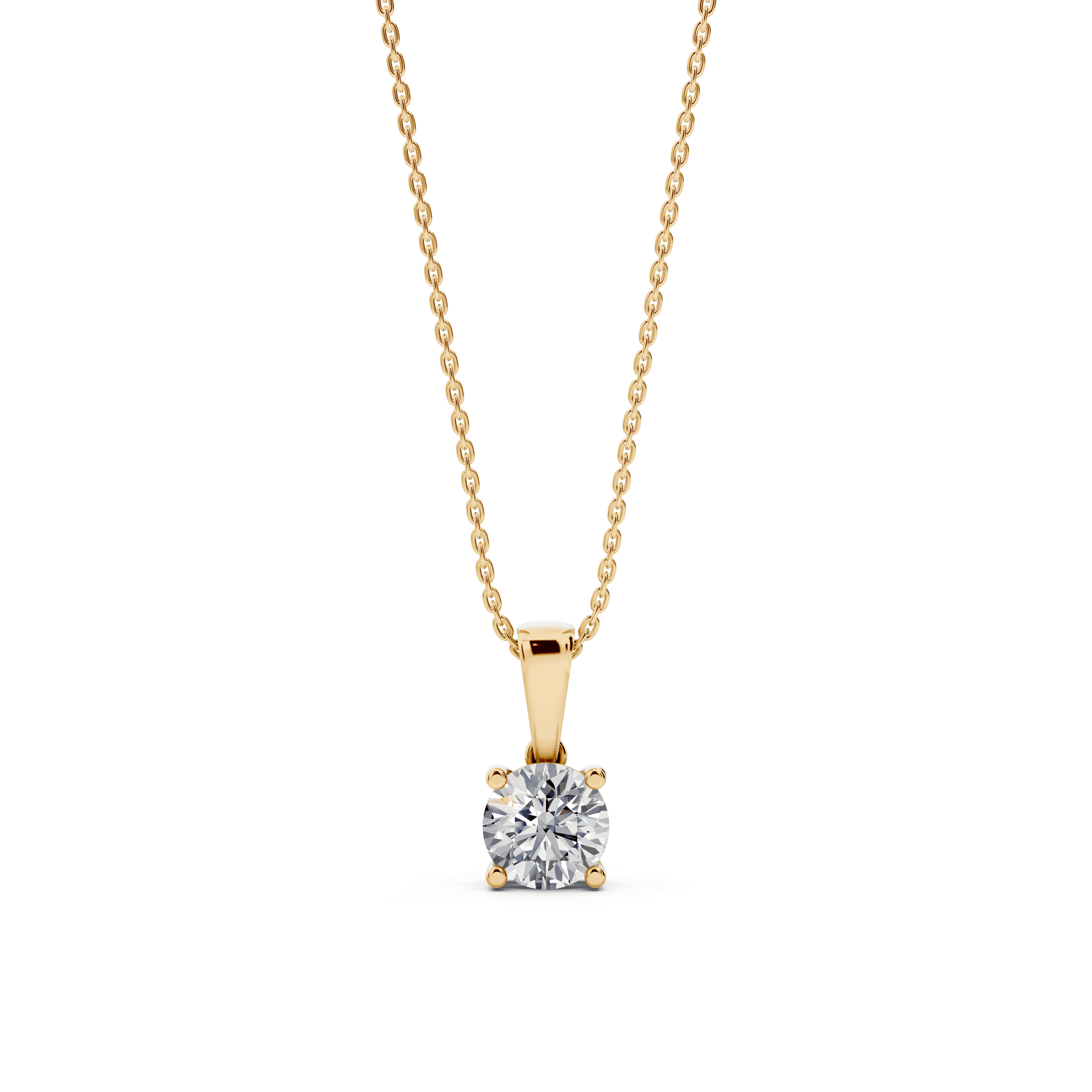 Solitaire Lab Diamond Pendant Necklace (1 ct.)