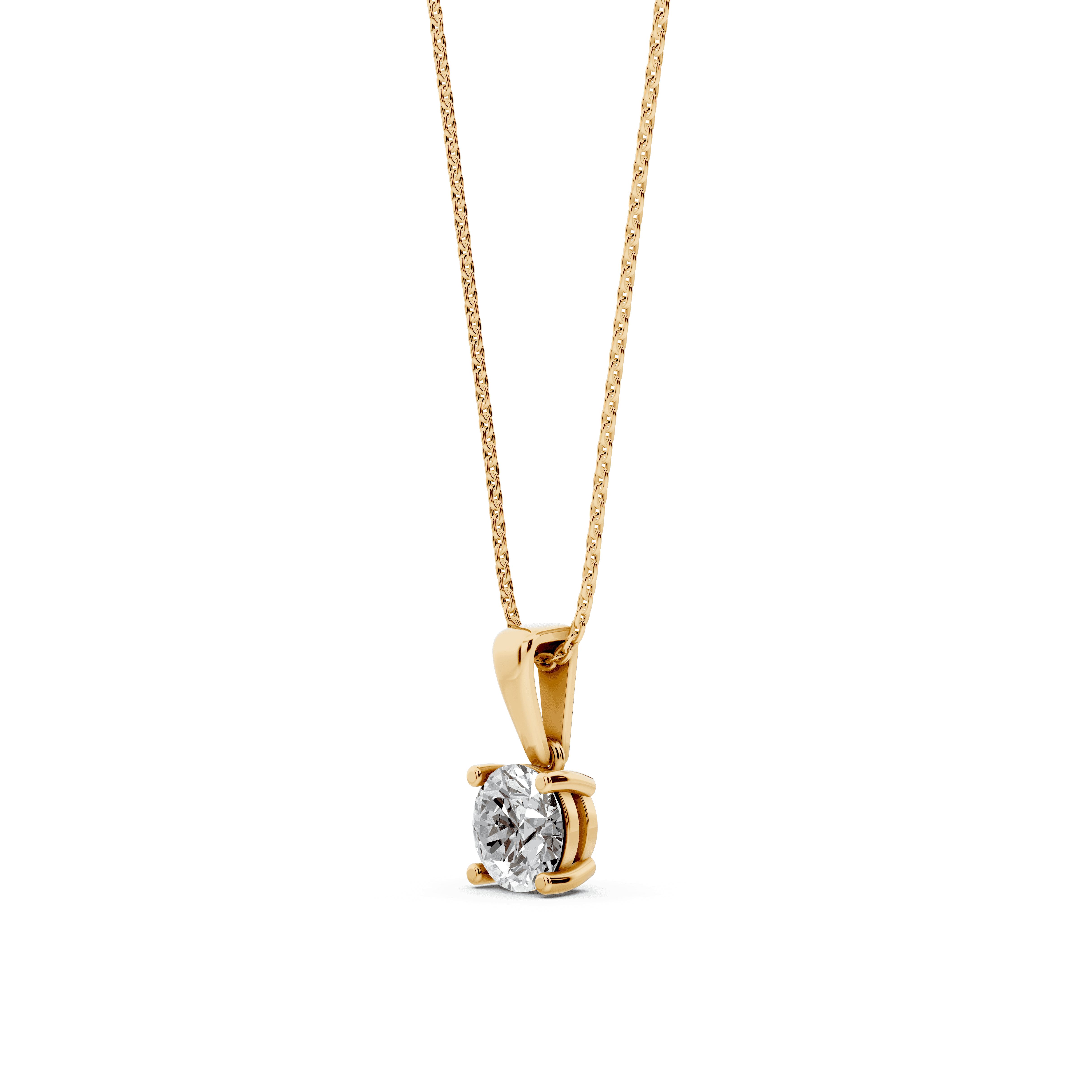 Solitaire Lab Diamond Pendant Necklace (1 ct.)