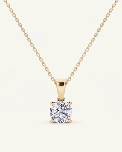 Solitaire Lab Diamond Pendant Necklace (1 ct.)