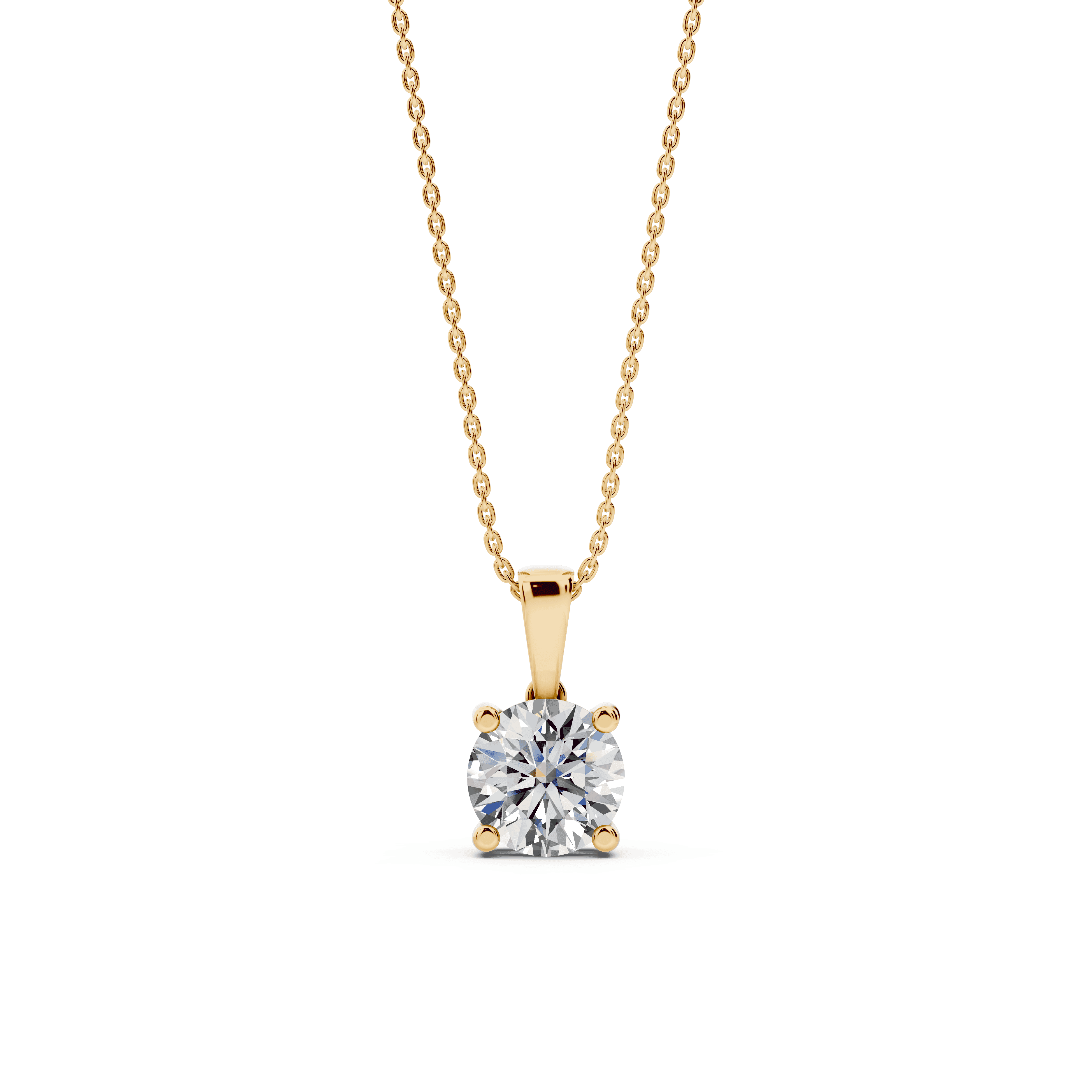 Solitaire Lab Diamond Pendant Necklace (2 ct.)