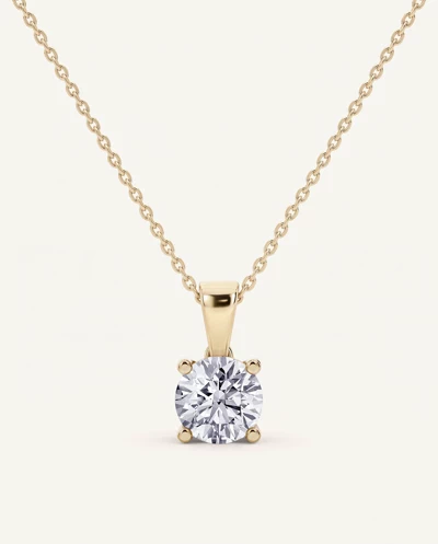 Solitaire Lab Diamond Pendant Necklace (2 ct.)