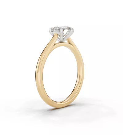 Tradition Cathedral Solitaire 1.00 ct. Oval Lab Engagement Ring (1.8mm)