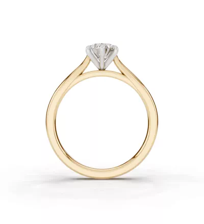 Tradition Cathedral Solitaire 1.00 ct. Oval Lab Engagement Ring (1.8mm)