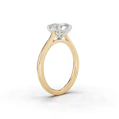 Tradition Cathedral Solitaire 1.50 ct. Oval Lab Engagement Ring (1.8mm)