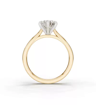 Tradition Cathedral Solitaire 2.00 ct. Oval Lab Engagement Ring (1.8mm)