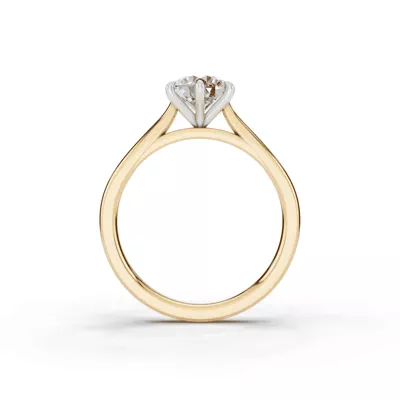 Tradition Cathedral Solitaire 1.00 ct. Round Lab Engagement Ring (1.8mm)