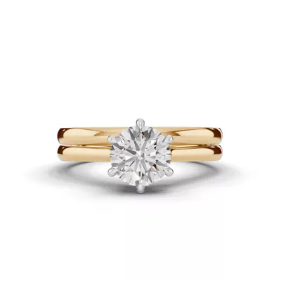 Tradition Cathedral Solitaire 1.00 ct. Round Lab Engagement Ring (1.8mm)