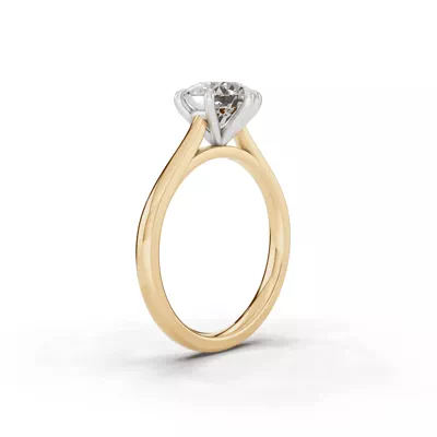 Tradition Cathedral Solitaire 1.50 ct. Round Lab Engagement Ring (1.8mm)