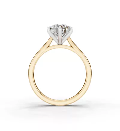 Tradition Cathedral Solitaire 2.00 ct. Round Lab Engagement Ring (1.8mm)
