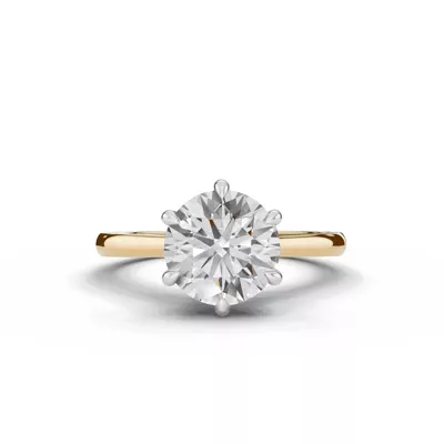 Tradition Cathedral Solitaire 2.00 ct. Round Lab Engagement Ring (1.8mm)