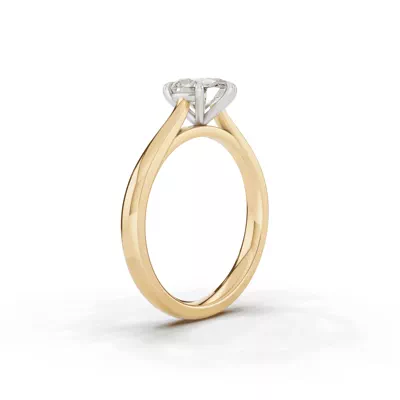 Tradition Cathedral Solitaire 1.00 ct. Oval Lab Engagement Ring (2.2mm)