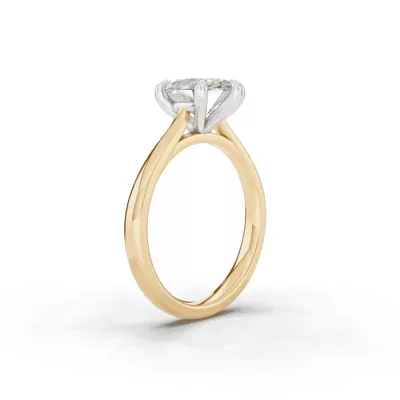 Tradition Cathedral Solitaire 2.00 ct. Oval Lab Engagement Ring (2.2mm)