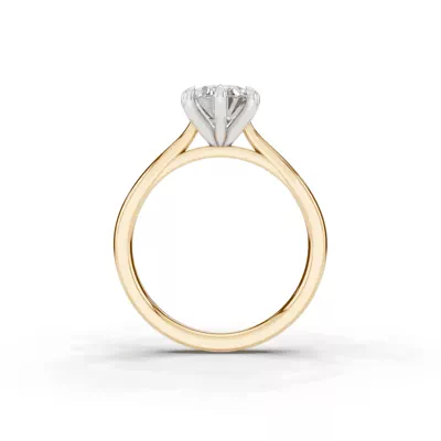 Tradition Cathedral Solitaire 2.00 ct. Oval Lab Engagement Ring (2.2mm)
