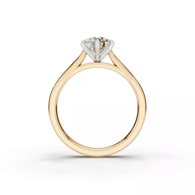 Tradition Cathedral Solitaire 1.00 ct. Round Lab Engagement Ring (2.2mm)