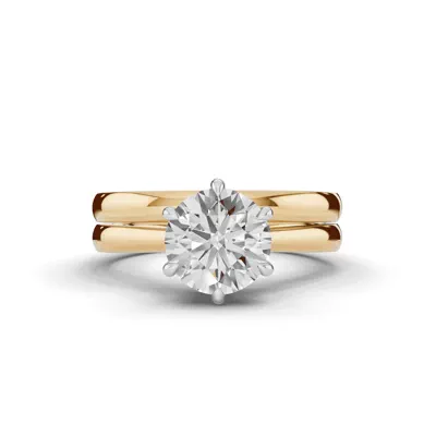 Tradition Cathedral Solitaire 1.50 ct. Round Lab Engagement Ring (2.2mm)