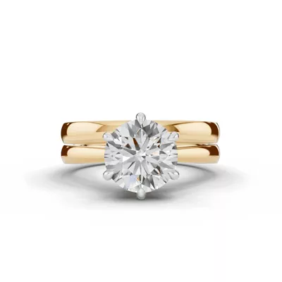 Tradition Cathedral Solitaire 2.00 ct. Round Lab Engagement Ring (2.2mm)