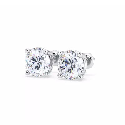 Lab Diamond Stud Screw-Back Earrings (4.00 ct. tw.)