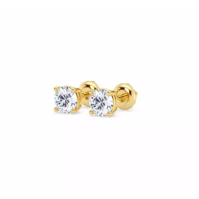 Lab Diamond Stud Screw-Back Earrings (3/4 ct. tw.)