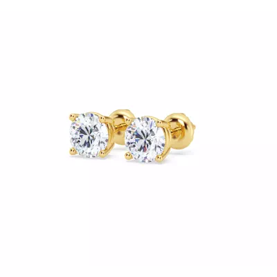 Lab Diamond Stud Screw-Back Earrings (1 1/2 ct. tw.)