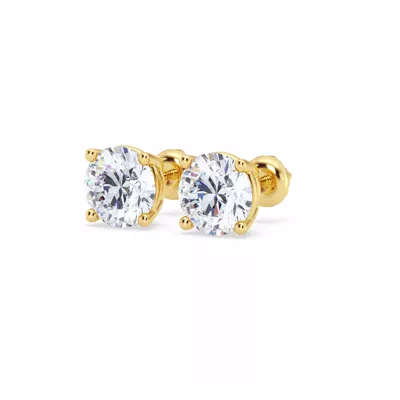 Lab Diamond Stud Screw-Back Earrings (3 ct. tw.)