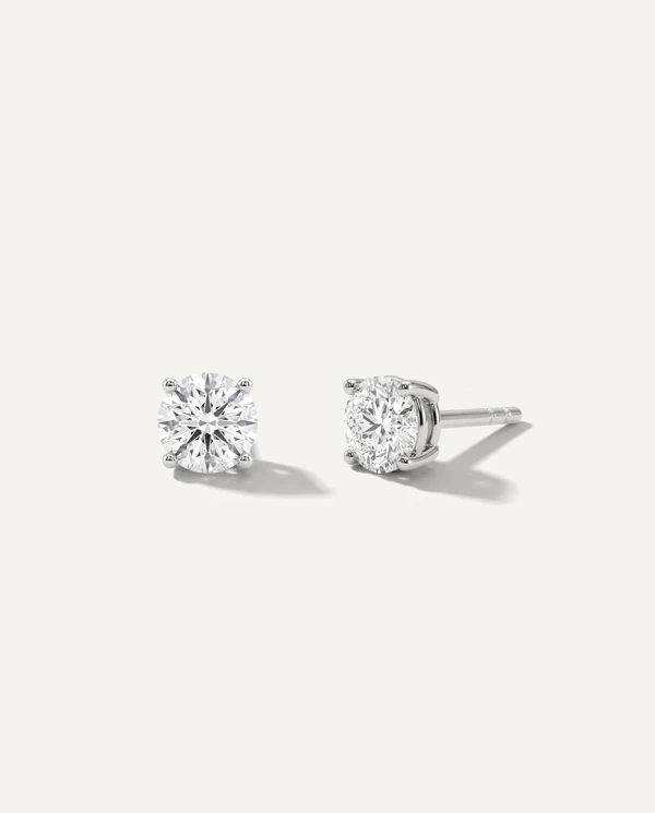 Diamond Earrings Lab Diamond Stud Screw-Back earrings (1 ct. tw.)
