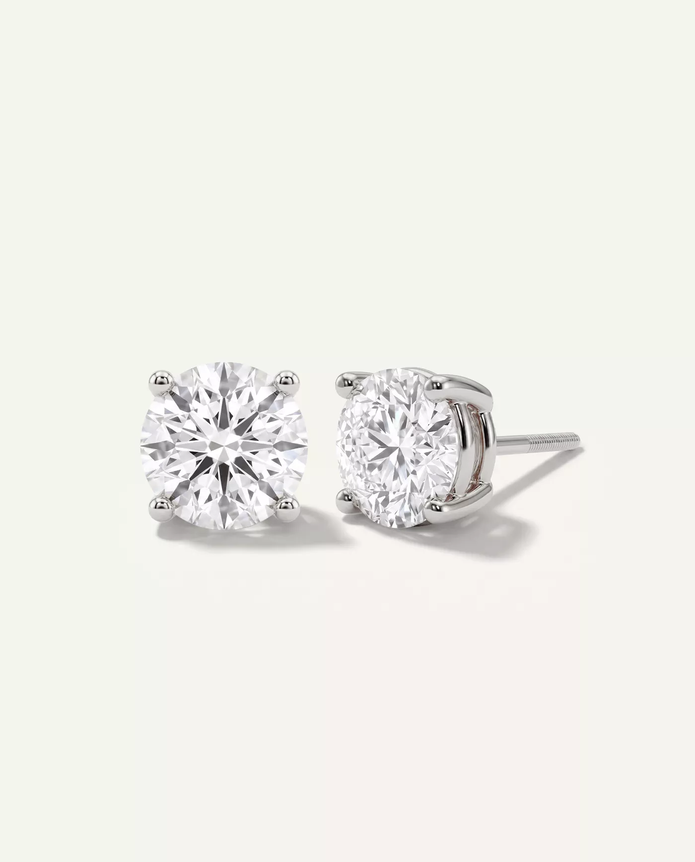 Lab Diamond Stud Screw-Back Earrings (5 ct. tw.)