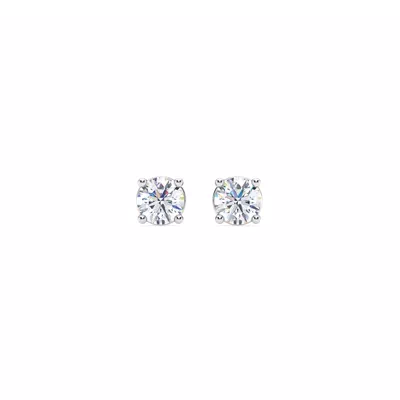 Lab Diamond Stud Screw-Back Earrings (1/2 ct. tw.)