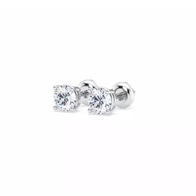 Lab Diamond Stud Screw-Back Earrings (3/4 ct. tw.)