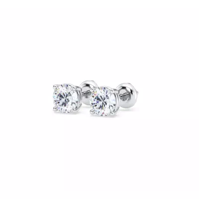 Lab Diamond Stud Screw-Back Earrings (1 ct. tw.)