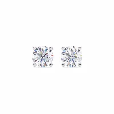 Lab Diamond Stud Screw-Back Earrings (2 ct. tw.)