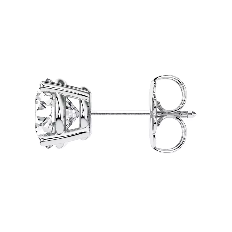 14K White Gold Lab Diamond Stud Earrings (1 1/2 ct. tw.)