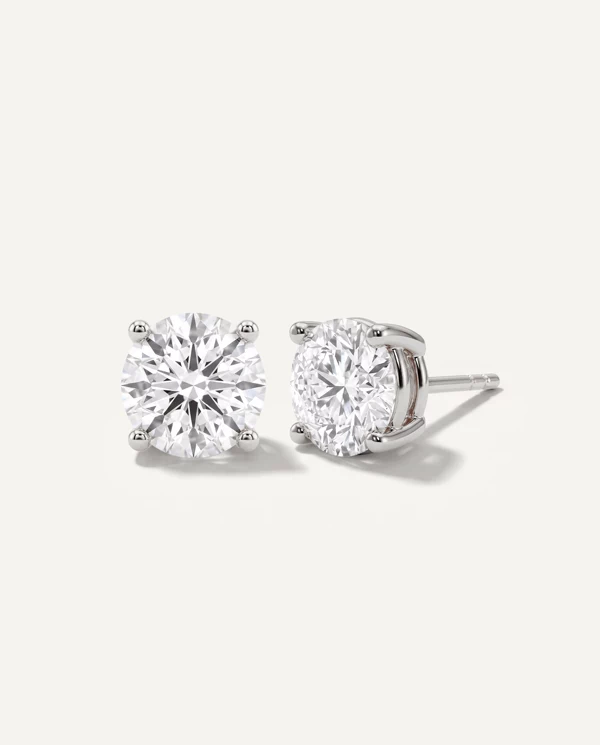 Setting Lab Diamond Stud earrings (6 ct. tw.)