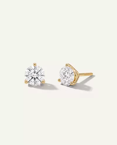 Three-Prong Martini Lab Diamond Screw-Back Earrings (2 ct. tw.)