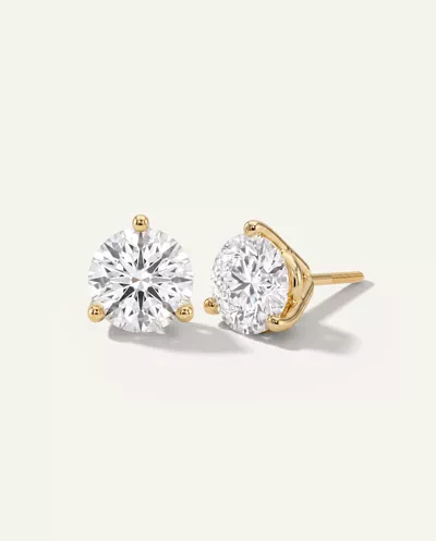 Three-Prong Martini Lab Diamond Screw-Back Earrings (5 ct. tw.)