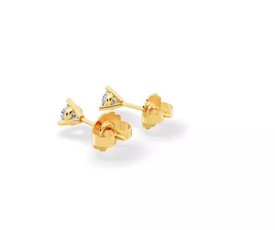 Three-Prong Lab Diamond Martini Earrings (1/4 ct. tw.)