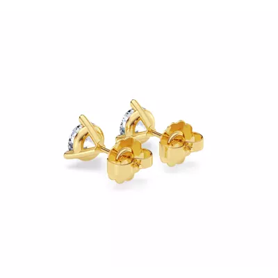 Three-Prong Lab Diamond Martini Earrings (1 ct. tw.)