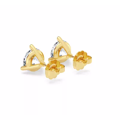 Three-Prong Lab Diamond Martini Earrings (3 ct. tw.)