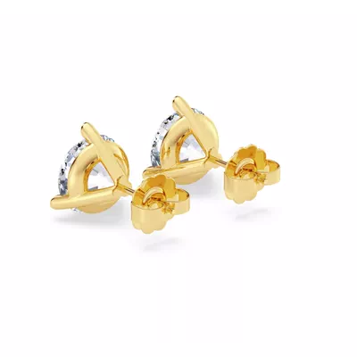 Three-Prong Lab Diamond Martini Earrings (4 ct. tw.)