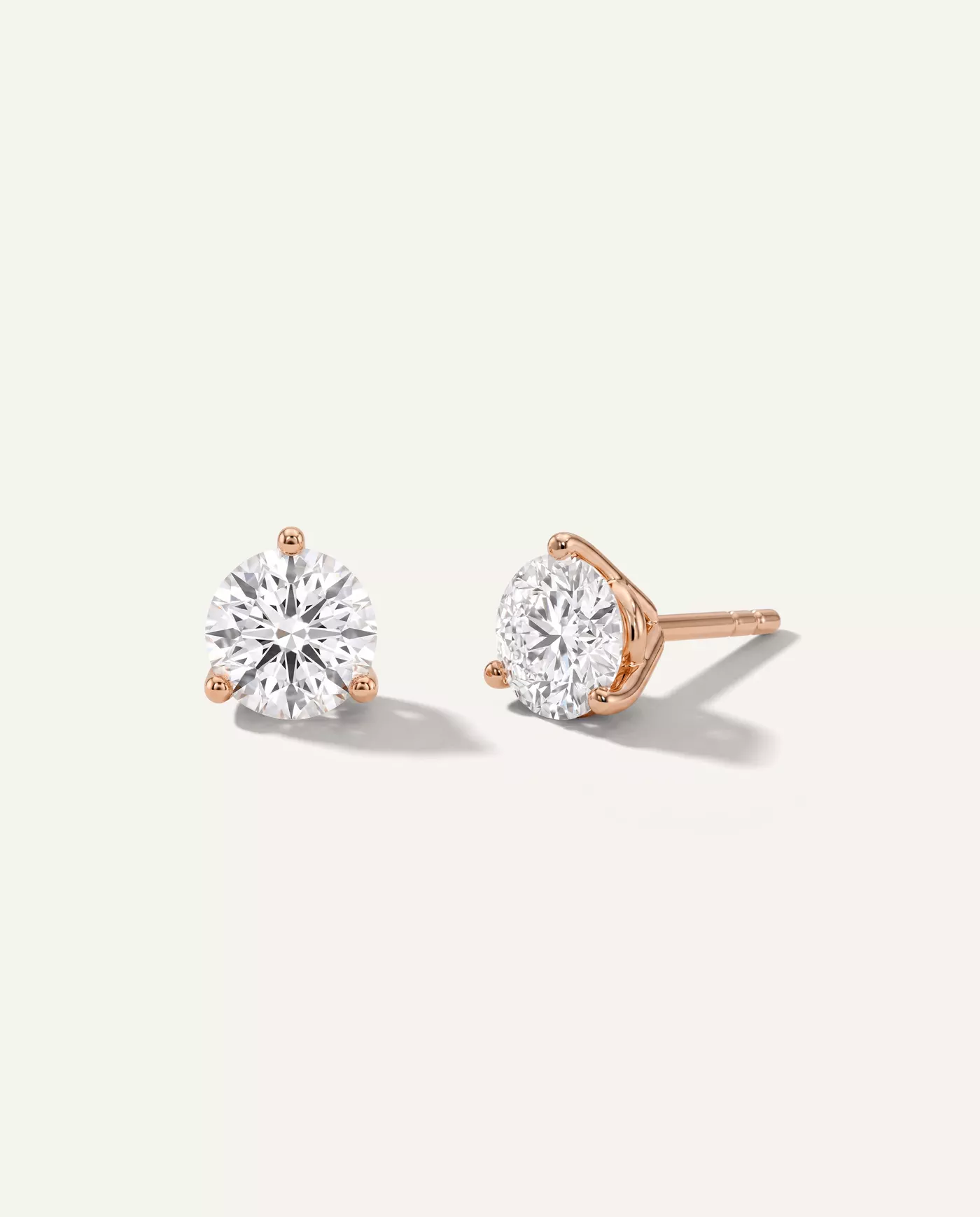Three-Prong Lab Diamond Martini Earrings (1 1/2 ct. tw.)