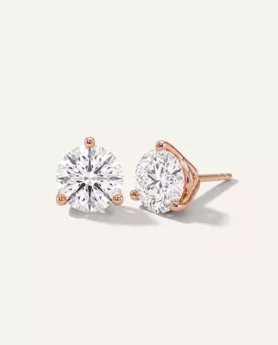 Three-Prong Lab Diamond Martini Earrings (5 ct. tw.)