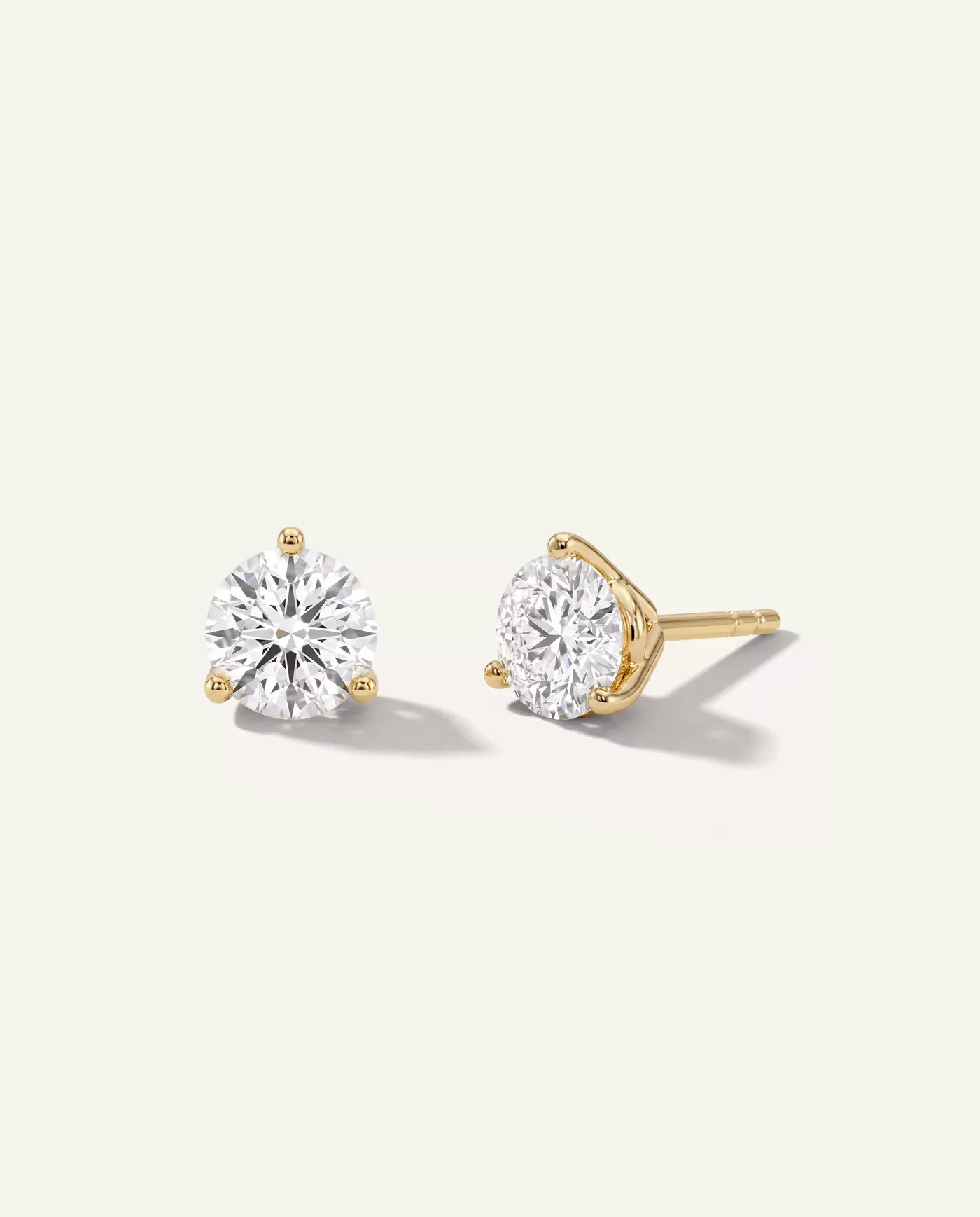 Three-Prong Lab Diamond Martini Earrings (1 1/2 ct. tw.)
