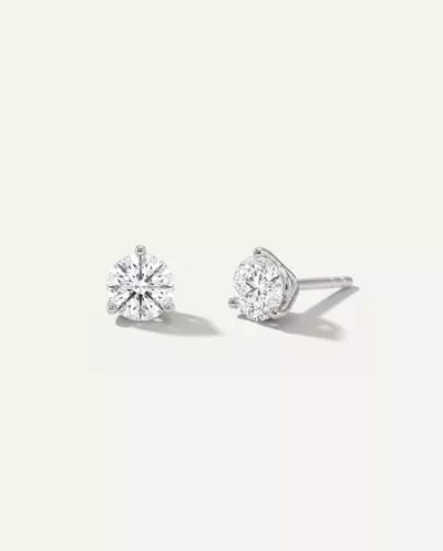 Three-Prong Lab Diamond Martini Earrings (1/2 ct. tw.)