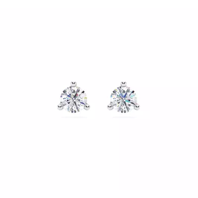 Three-Prong Lab Diamond Martini Earrings (3/4 ct. tw.)