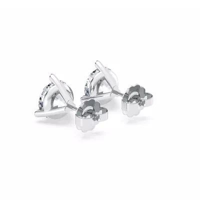 Three-Prong Lab Diamond Martini Earrings (3 ct. tw.)