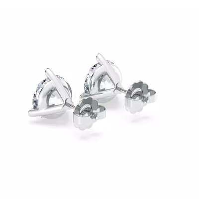 Three-Prong Lab Diamond Martini Earrings (4 ct. tw.)