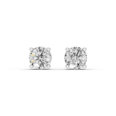 Lab Diamond Guardian Back Earrings (1.5 ct. tw.)