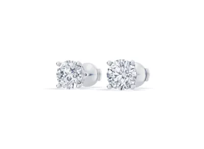 Lab Diamond Guardian Back Earrings (2.00 ct. tw.)