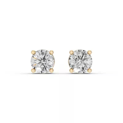 Lab Diamond Guardian Back Earrings (1.5 ct. tw.)