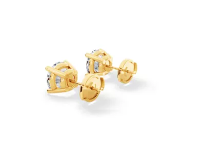 Lab Diamond Guardian Back Earrings (3.00 ct. tw.)